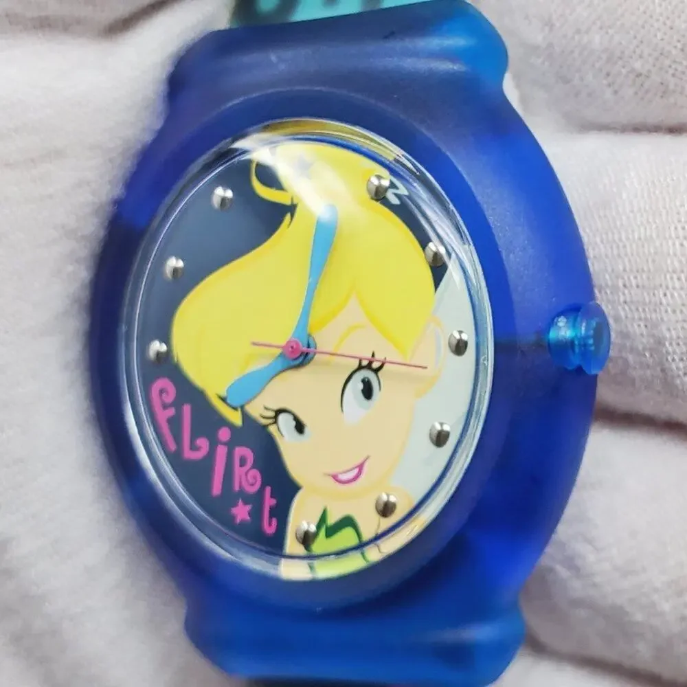 Disney Tinker Bell Snap Watch Flirt Blue